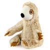 Giftable World 7 Inch Plush Pet Toy 2 Assorted Sloths with Squeakers