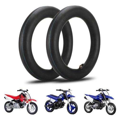 USTPO (2-Pack) 2.50/2.75-10 Heavy Duty Replacement Inner Tubes for CRF50 PW50 MX650 TaoTao100 DRZ70 TTR50 JR50 KX50 Dirt Pit Bike Inner Tubes
