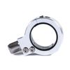 Monster Tower Accessory Bracket with Post - Replacement Bracket for Monster Tower Racks or Mirrors, 6063 Aluminum, Universal Inserts - Polished/Anodized Silver