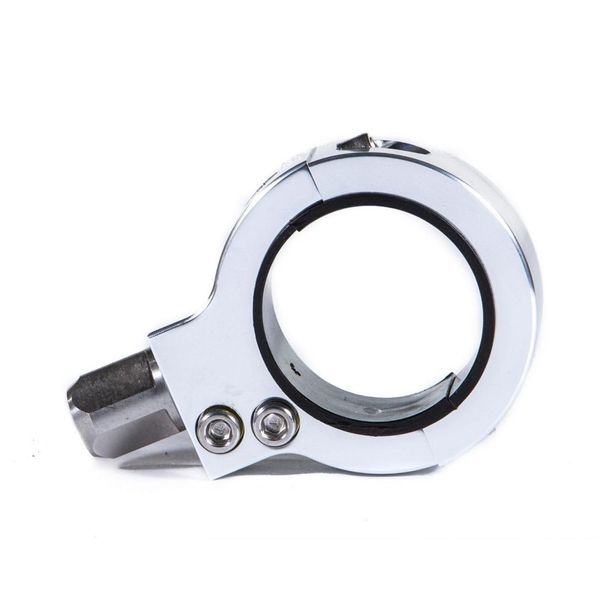 Monster Tower Accessory Bracket with Post - Replacement Bracket for Monster Tower Racks or Mirrors, 6063 Aluminum, Universal Inserts - Polished/Anodized Silver