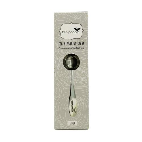 Tea People Measuring Spoon for Loose Leaf Tea, 1 Perfect Cup Size S/Steel, Silver