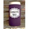 Standard Disinfecting Wipes Cover with Label (Small, Purple)