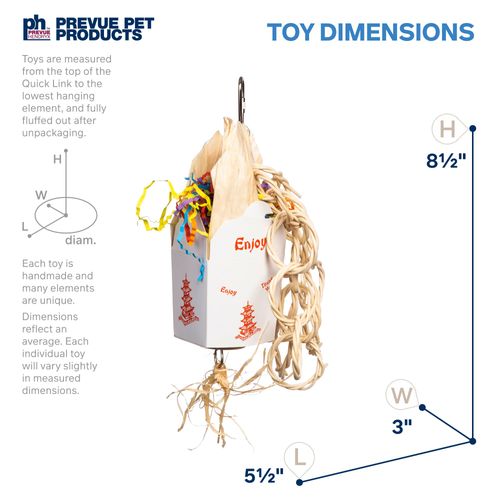 Prevue Pet Products Takeout - Playfuls Forage & Engage Bird Toy 60245