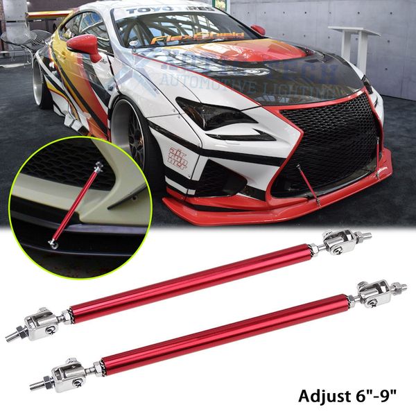 For Lexus IS Adjust 6"-9" Bumper Diffuser Sporty Stabilizer Racing Bar Strut Rod
