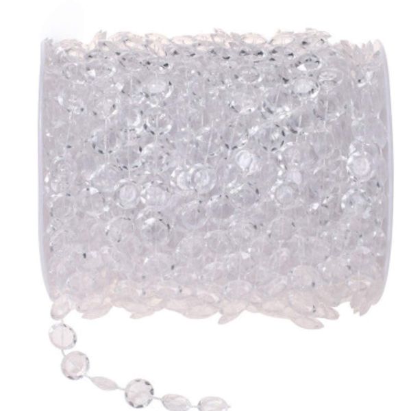 A'sTool Crystal Beaded Curtain Decorative 30M Clear