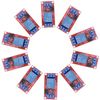 Valefod DC 5V Relay Module 1-Channel Relay Switch with Optocoupler Isolation High/Low Level Trigger, Pack of 10