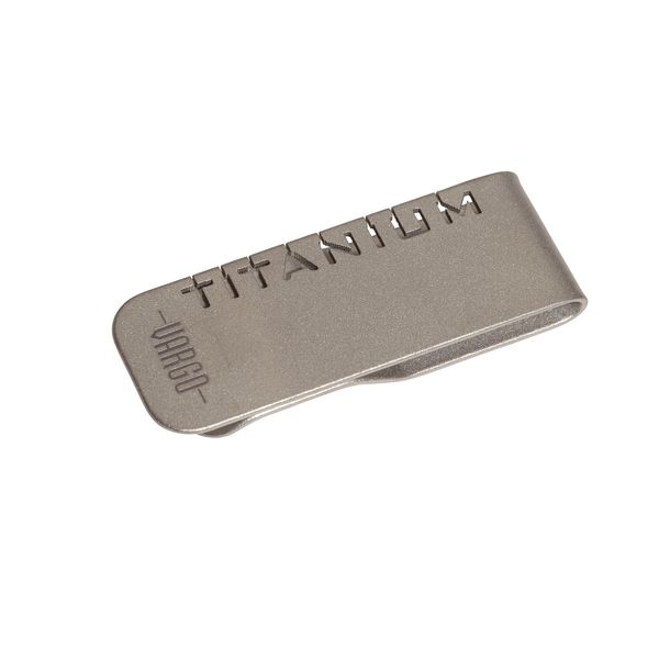 Vargo Titanium Money Clip | Ultralight 7 Grams (0.3 oz.) | Minimalist EDC Wallet - Model T-428