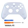 eXtremeRate Replacement Faceplate for Xbox Series X & S Controller - Personalize Your Control - Clear Glacier Blue Front Housing Shell for Xbox Core Wireless Controller [Controller NOT Included]