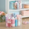 Bliss 10" X 6" Open Compartment Clear Plastic Organizer | Rectangular Makeup & V
