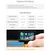 Waveshare 1.51inch Transparent OLED 128×64 Resolution Light Blue Color Display Compatible with Raspberry Pi Embedded Independent Driver Chip, Using SPI/I2C Interfaces