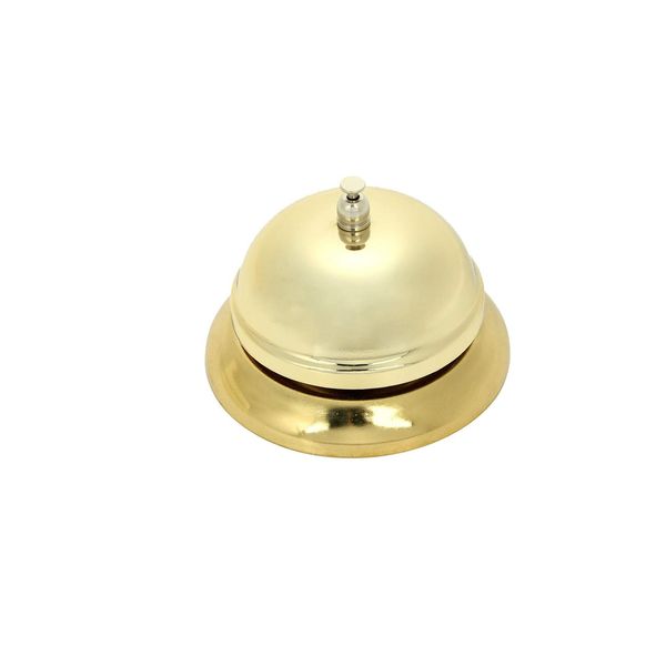 Call Bell, Tabletop, Bell Chime, Reception Plate, Counterbell, Reception Counter, Gold