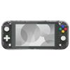 eXtremeRate Clear Black DIY Replacement Shell for Nintendo Switch Lite, NSL Handheld Controller Housing with Screen Protector, Custom Case Cover for Nintendo Switch Lite
