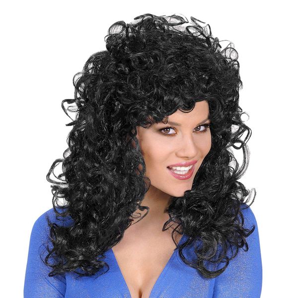 Attractive - Black Wig for Hair Accessory Fancy Dress