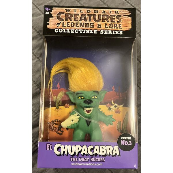 (NEW) Wild Hair Creatures of Legends & Lore El Chupacabra Toy Figure Creature #3