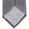 David Van Hagen Mens Houndstooth Tie - Grey/White