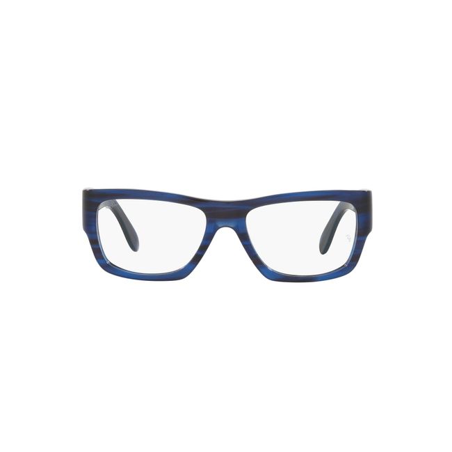 Ray-Ban RX5487F Men's Glasses - Casual striped blue