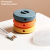 SITAKE 4 Pack Empty Expandable Compact Versatile USB Cable Organizer for USB Cable, Charging Cables and Small Accessories (4 Pieces Round)