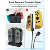 Linghuang Charging Cable for Joy Con Controller,Switch Controller Charger for Nintendo Switch/Switch OLED Joycon,with LED Indicator Lamp