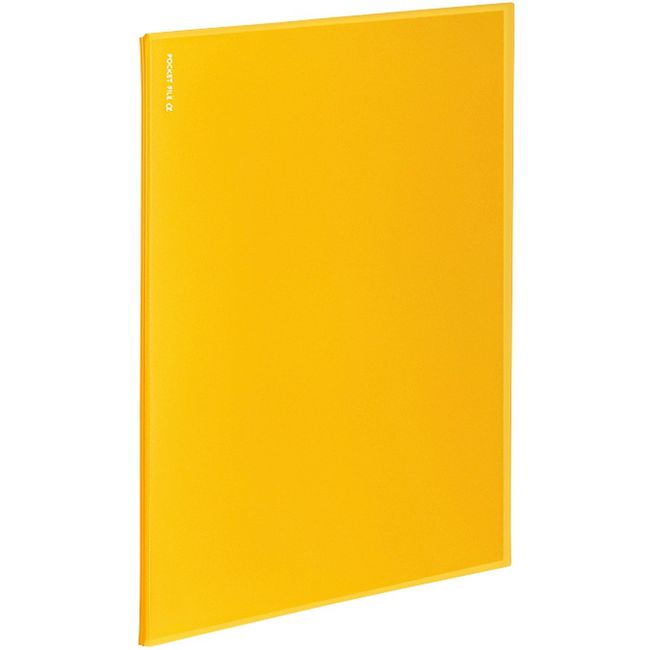 Kokuyo Novita α A4 Pocket File, 12 Pockets, Yellow, La - NF12Y