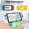 DLseego Stand Compatible with Switch/Switch OLED/Switch Lite,Foldable Switch Stand Compact Design Adjustable Playstand for Switch Console-Green