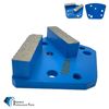 9 Pack Bolt-On Trapezoid Grinding Disc Hard Bond for Concrete Floor Grinder Tool