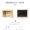 Freezing point 8×6×6 Mini Football Helmets Display Case Wall Mount Deep Small Shadow Box Frame Memory Box for Keepsakes