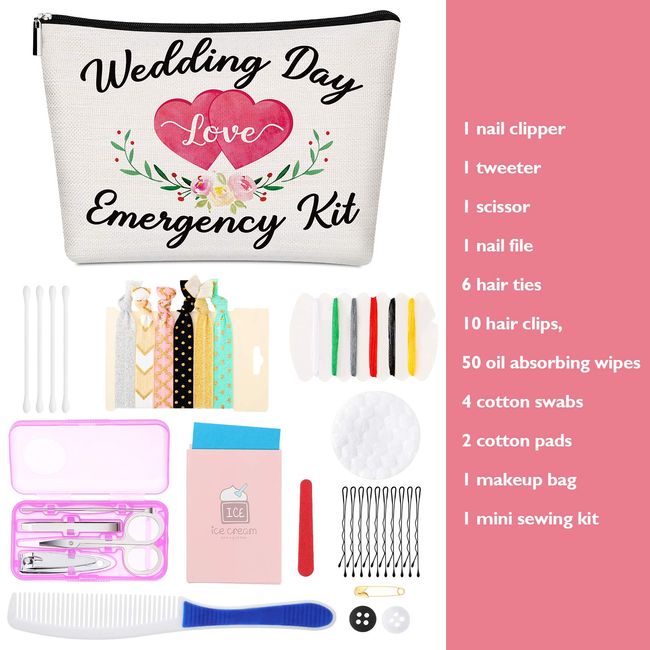 Top 10 DIY Wedding Day Emergency Kits  Wedding survival kits, Wedding  emergency kit, Bride survival kit