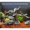 TAOMYPETS Fish Tank Decorations Aquarium Décor Resin Artificial Tree Trunk Root (A)