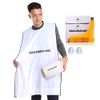Beard Bib GROOMARANG Beard Catcher Shaving Apron for Men - PLUS Beard Shaping Comb Template