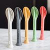 KOZIOL KLIKK Knife Fork Spoon Pocket Cutlery Set 3 bio GR