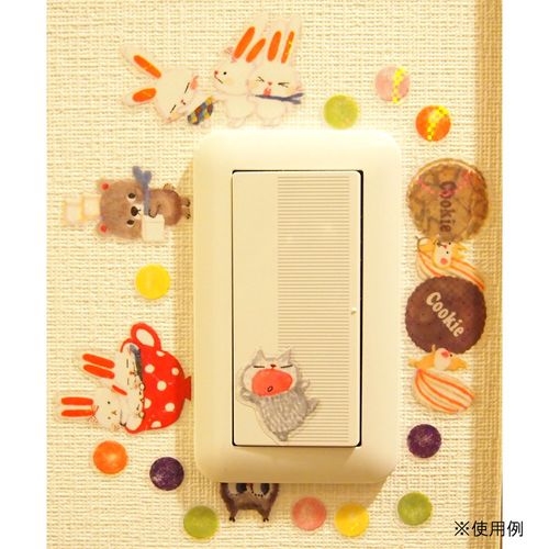 Seal-do Shinzi Katoh Wall Art Wall Sticker Funny Animals Switch Size ks-wa-50001