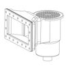 Widemouth Thru-Wall Pool Skimmer Fits Most Above-Ground Swimming Pools