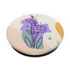 Abstract Line Art Boho Tulip Flower Minimalist PopSockets with Interchangeable PopGrip