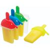 KitchenCraft Ice Lolly Mould with 4 Sipper Handles, BPA Plastic, Multi-Colour