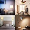 Color Changing LED Candelabra Bulbs, Remote Control, 4 Pack