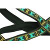 Weight Pulling Sledding Dog Harness X-Back Style Medium, Black/Green, 19.5" Neck Circumference