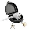haggiy Plug Safe Medium for Large/Thick Plugs - The Lockable Box for Big Plugs (Black)