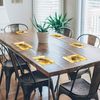 Yellow Black Vintage Eye Glass Placemat Kitchen Table Worktop Saver Protector