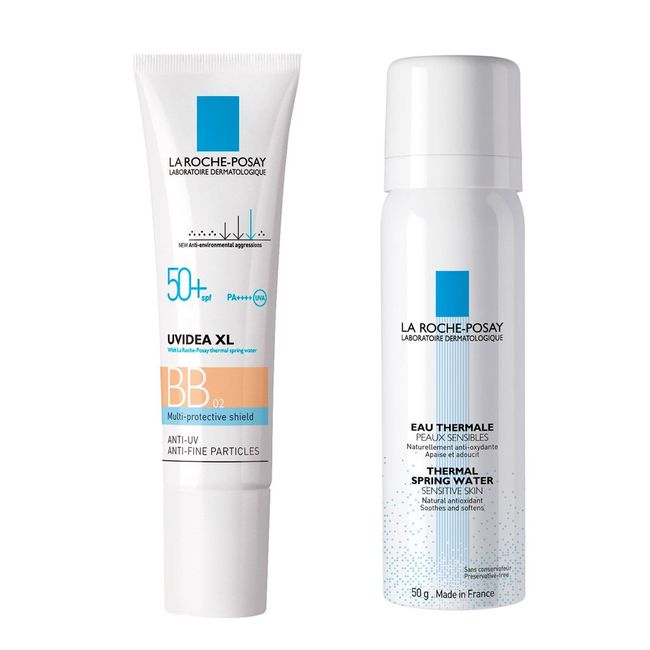 La Roche-Posay [Sunscreen BB Cream for Sensitive Skin] UV Idea XL Protection BB Kit 02: Natural SPF 50+/PA+++++++ Mist Lotion