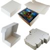 HoitoDeals 8x4x4 White Shipping Cardboard Boxes Postal Mailing For Gift Packet, Parcel Mailer Boxes (20Pcs)