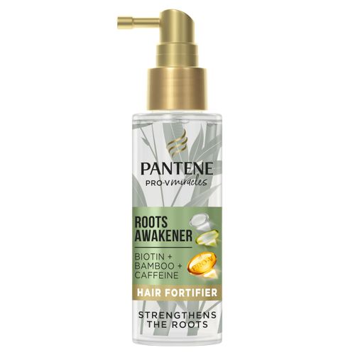 Pantene Roots Awakener Leave In Hair Thickener, Hair Growth Hair Serum, Hair Loss Treatment For Women, Hair Thickening Product For Women With Bamboo, Caffeine And Biotin Hair Treatment, 100ml