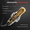 4x Lambda Sensor according to Cat and Upstream Cat Compatible with E36 E38 E39 E46 E53 E60 E61 E65 E66 E67 E83 E85 LM_ 1998-2006