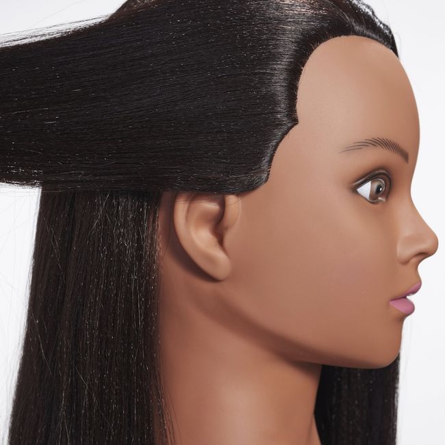 Mannequin Head 26″-28″Cosmetology Doll Head Training Head Braiding