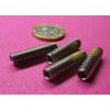 Stainless Steel Self Lock Set Screw, Nylon Patch, Cup, 1/4"-20 x 1.0" Long 20 pc