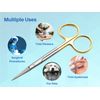 Scissors Surgical 4.5" Straight Gold Plated Handle Razor Sharp Tip ARTMAN