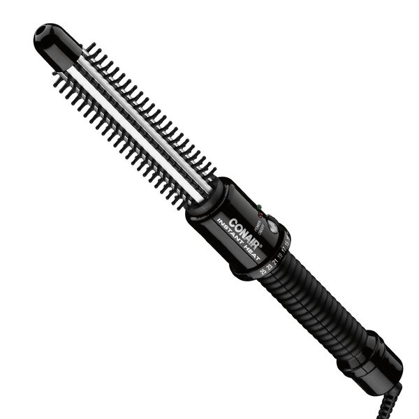 Conair Instant Heat 34 Inch Curling Iron Brush 25 Heat Settings Travel Friendly