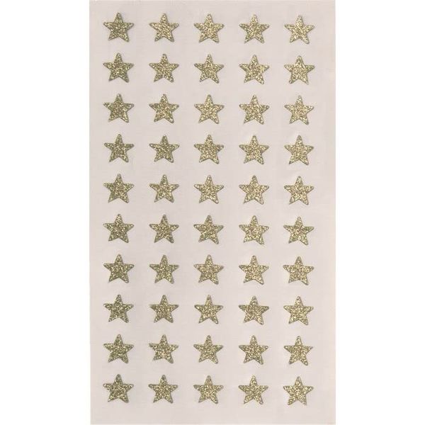 PAINT IT EASY Office Stickers Stars Gold Size S 4 Sheets