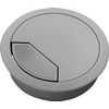 WHITE 60MM DESK TABLE CABLE TIDY GROMMET INSERT (SUKI)
