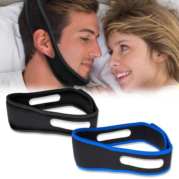 Anti Snoring Devices, 2PCS Anti Snore Chin Strap Comfortable Snoring Aids for Men Women Natural Solution Snore Stopper Most Effective Anti Devices Sleep Aid Reducing Aids for Snoner Man Women