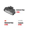 X AUTOHAUX 6 Pin Car Throttle Position Sensor Connector Adapter Kit Universal